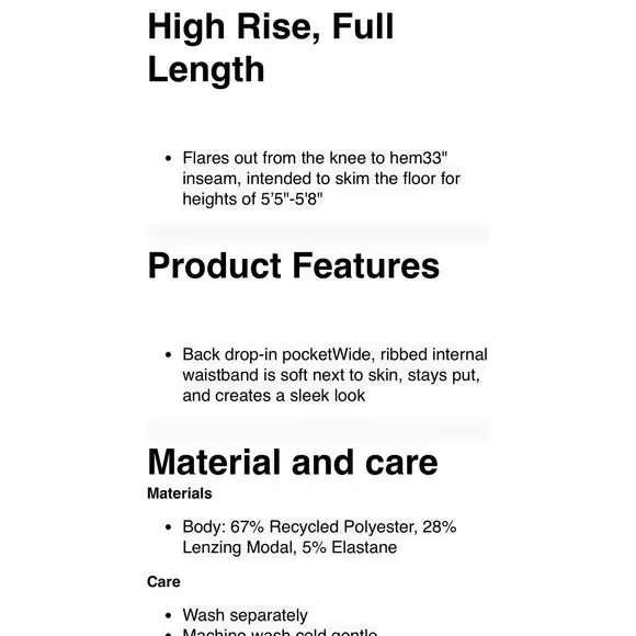 NWT Lululemon Ribbed Softstreme Flared Pant *Regular 33 inseam Gray Size 2